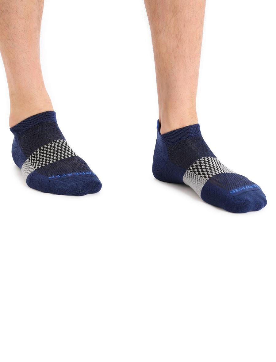 Royal Navy / Lazurite Icebreaker Merino Multisport Light Micro Men's Socks | AU 1050YXFU